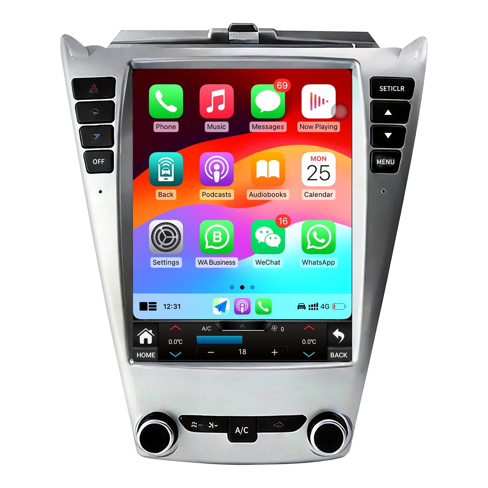 Car Radio for Chevrolet Equinox GMC Terrain L LS 2010-2017 Replacement Upgrade Stereo Carplay Display Screen Android Auto GPS Navigation with DSP Bluetooth in Dash Headunit