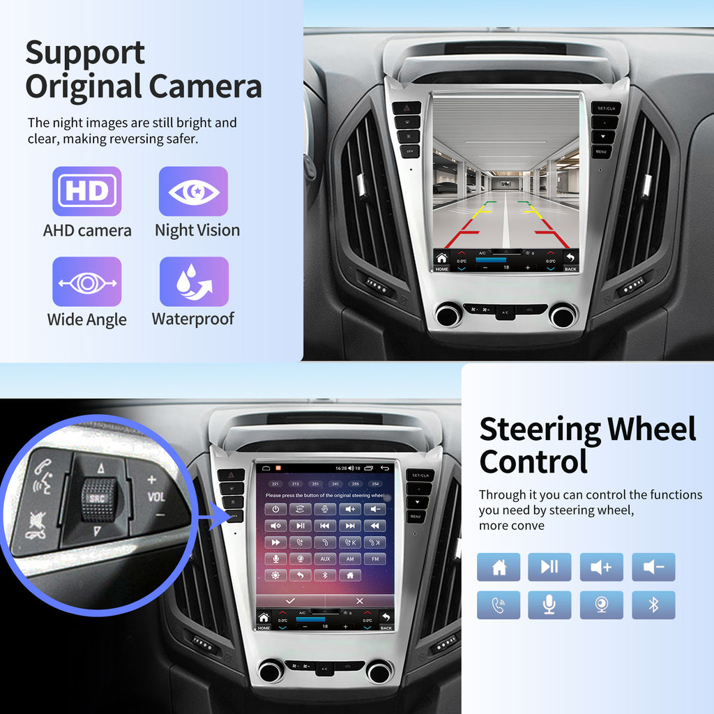 Car Radio for Chevrolet Equinox GMC Terrain L LS 2010-2017 Replacement Upgrade Stereo Carplay Display Screen Android Auto GPS Navigation with DSP Bluetooth in Dash Headunit