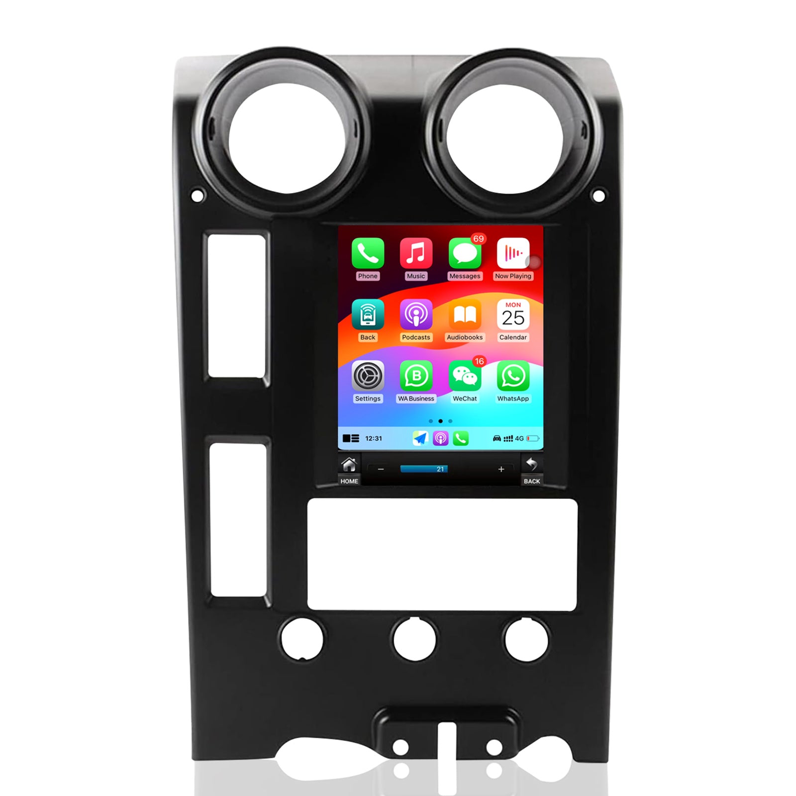 Car Radio for Hummer H2 2002-2007 Replacement Upgrade 8 Core Stereo Carplay Android Auto 9.7 Inch Touch Screen GPS Navigation Head Unit Bluetooth WiFi Backup Camera