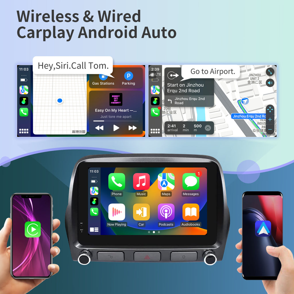 Car Radio for Chevrolet Camaro 2010 2011 2012 2013 2014 2015 Stereo Replacement Touch Screen Upgrade Carplay Android Auto DSP in Dash Head Unit Multimedia Player Car Audio GPS Navigation